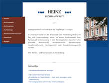 Tablet Screenshot of heinz-rae.de